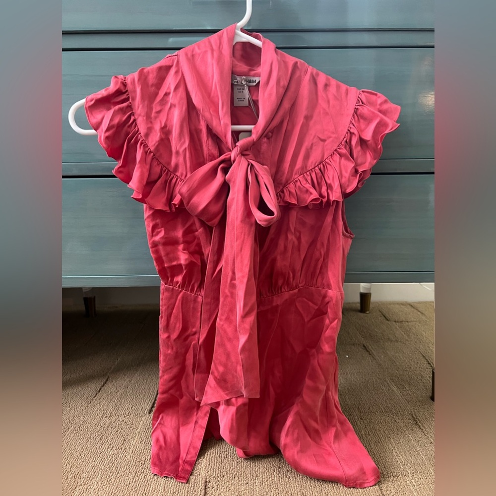 H&M Silk Short sleeve Blouse